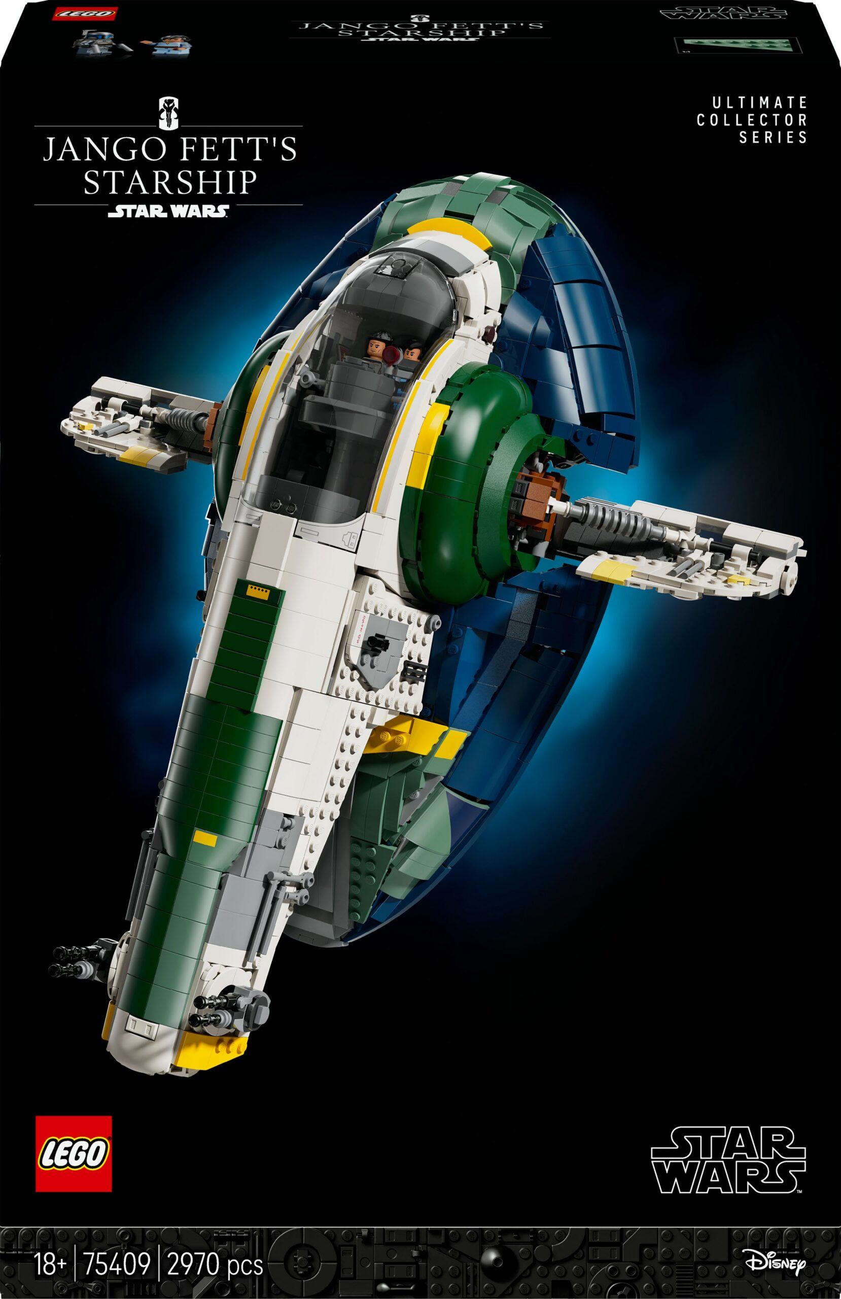 LEGO Star Wars 75409 Jango Fetti tuleoda-klassi tähelaev