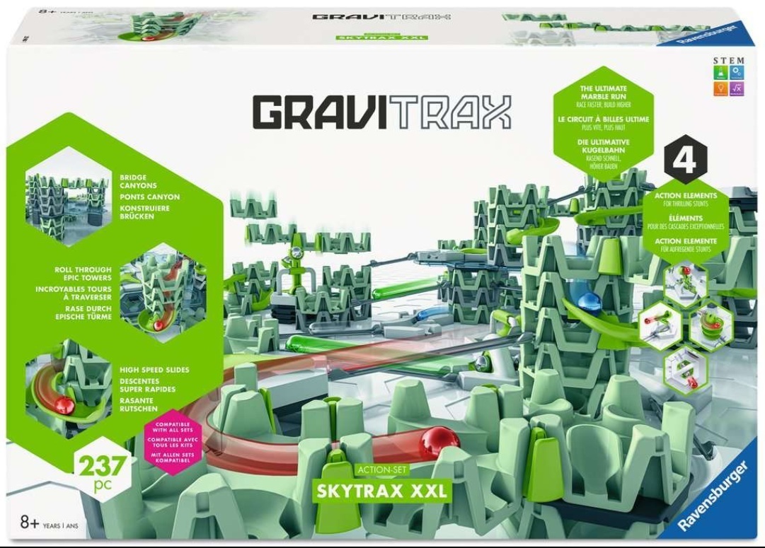 GraviTrax Action-Set Skytrax XXL, pallirada, 237 osa