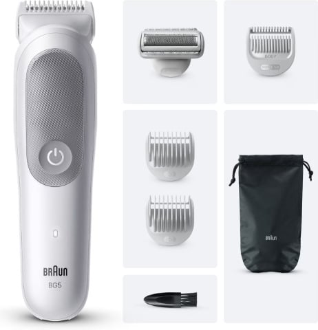 2_997465-462x480-1.jpg Braun Styler BG 5550 Gentle Grey kehatrimmer - Pilt 1