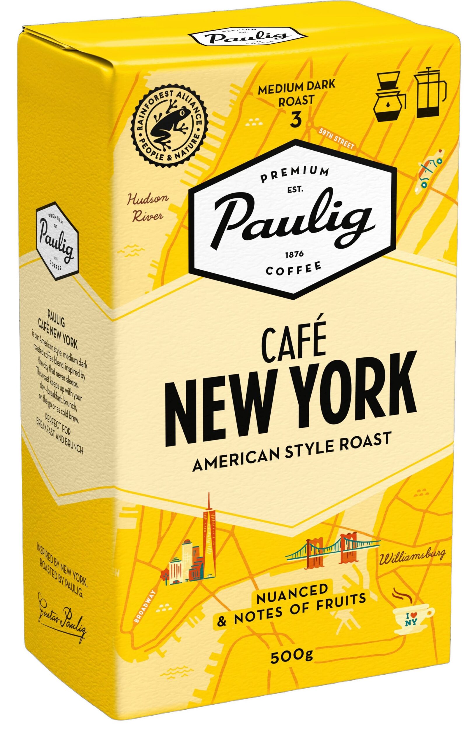 inen-1784x2834-1.jpg Paulig Café New York jahvatatud kohv, 500 g - Pilt 1