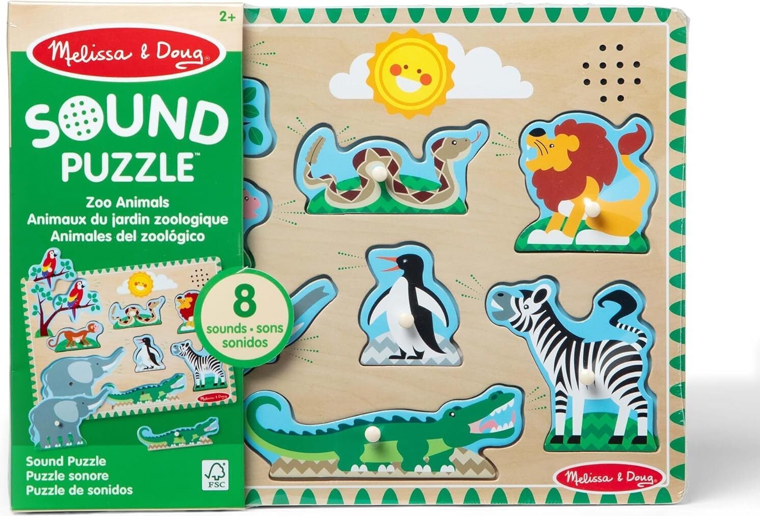 Melissa & Doug loomaaia loomad, helipusle
