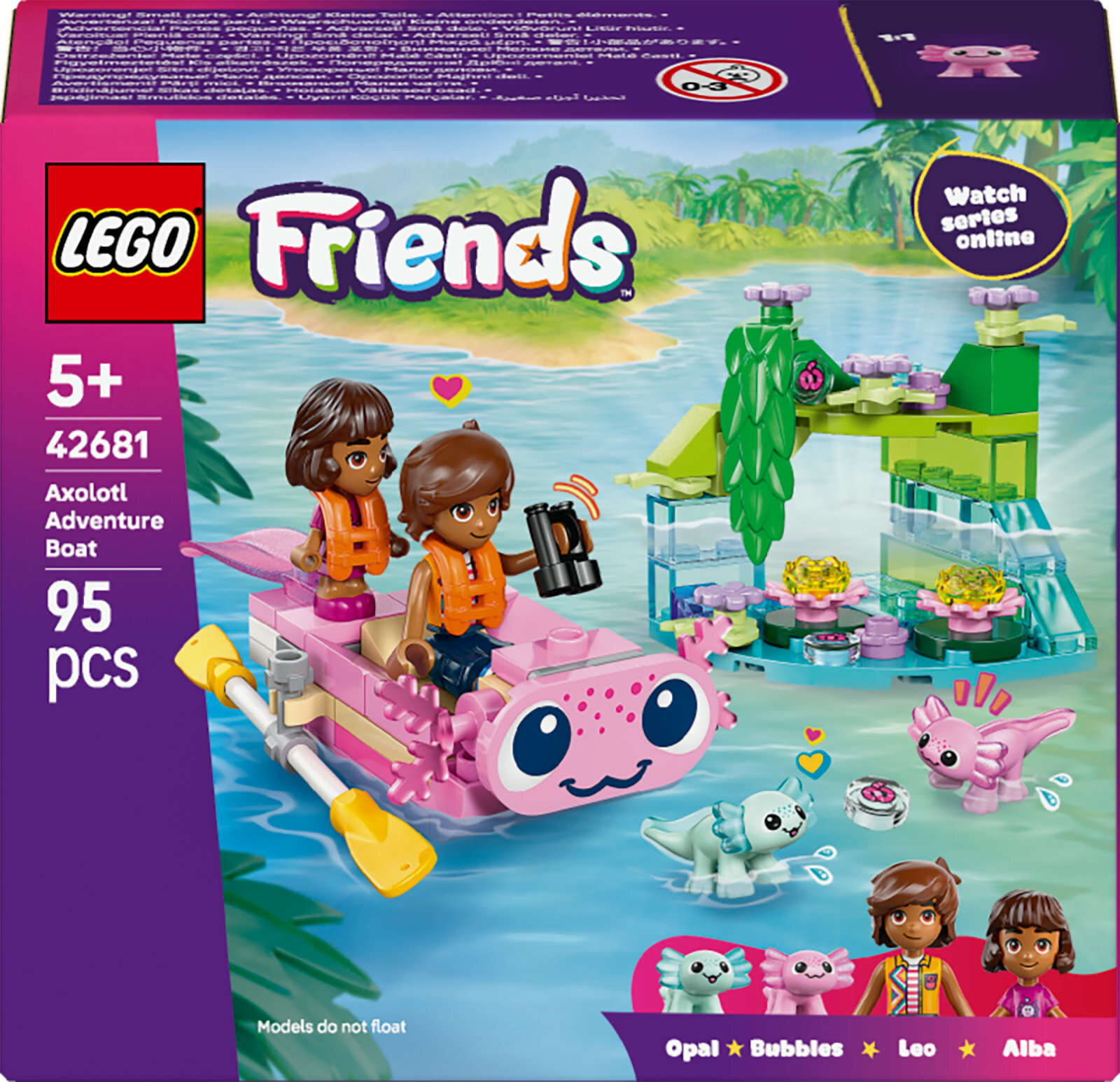 LEGO Friends 42681 Aksolotli seikluspaat