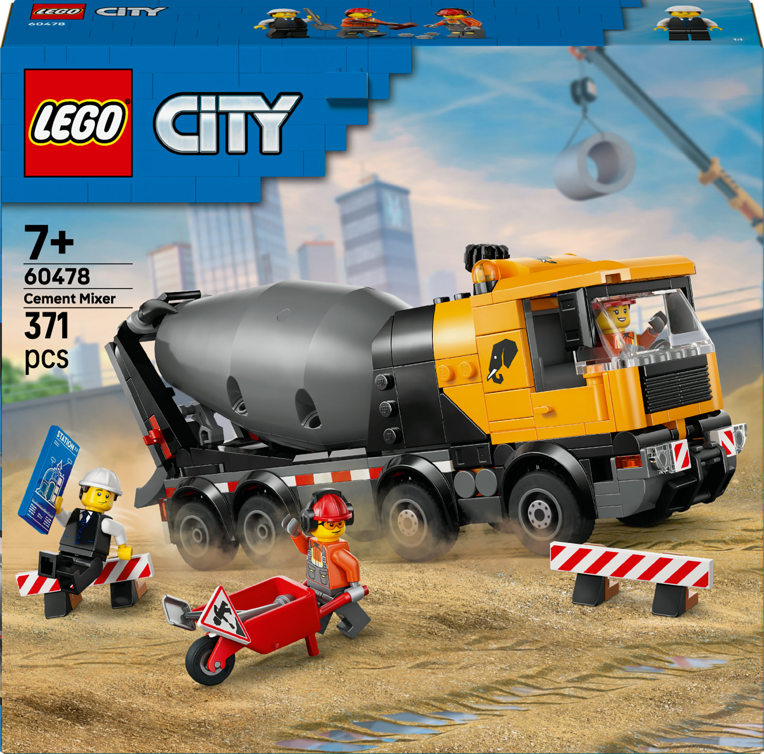 LEGO City Suurepärased sõidukid 60478 Betooniveok