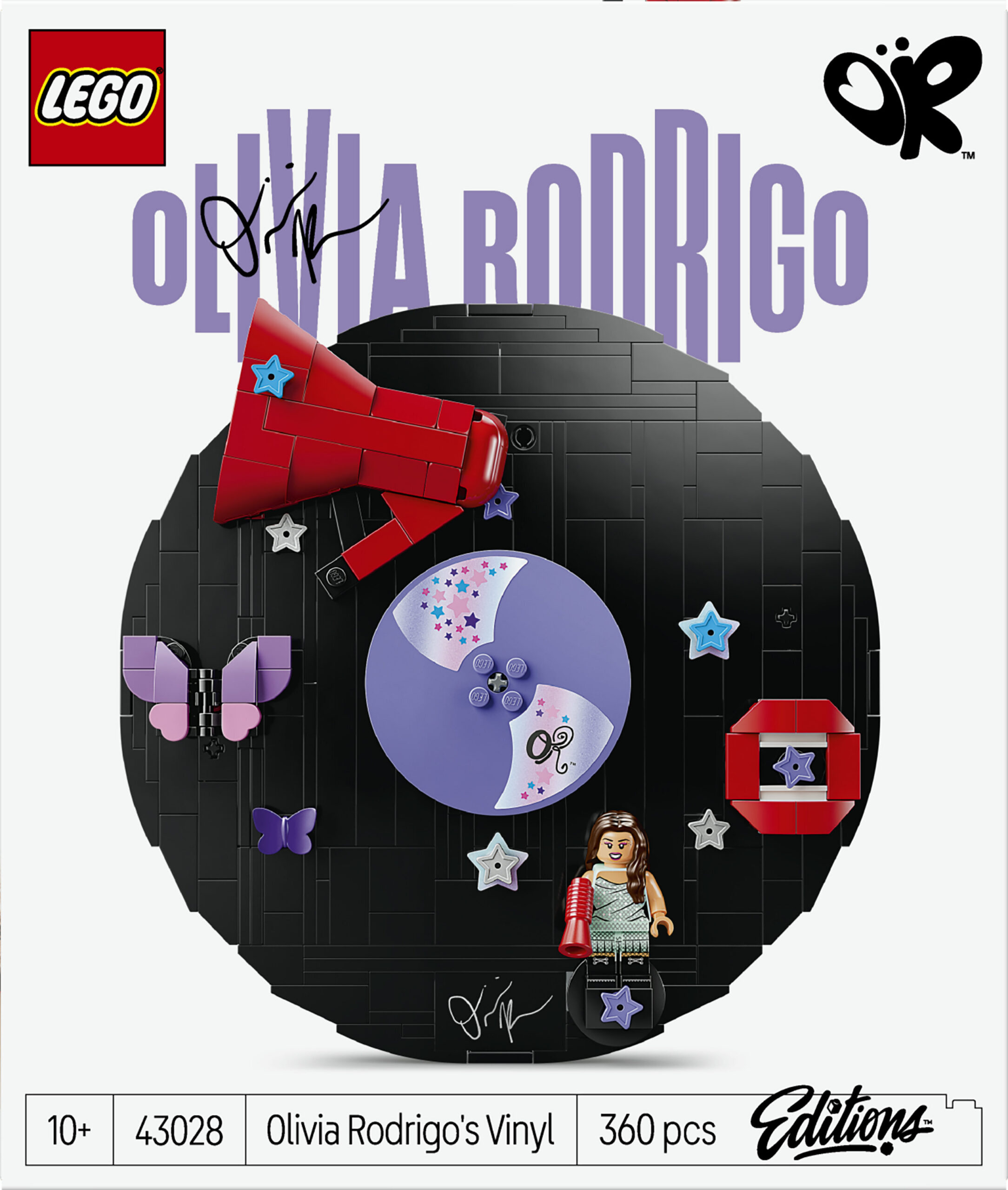 2_1018247-2696x3184-1.jpg LEGO Editions Music 43028 Olivia Rodrigo vinüülplaat - Pilt 1