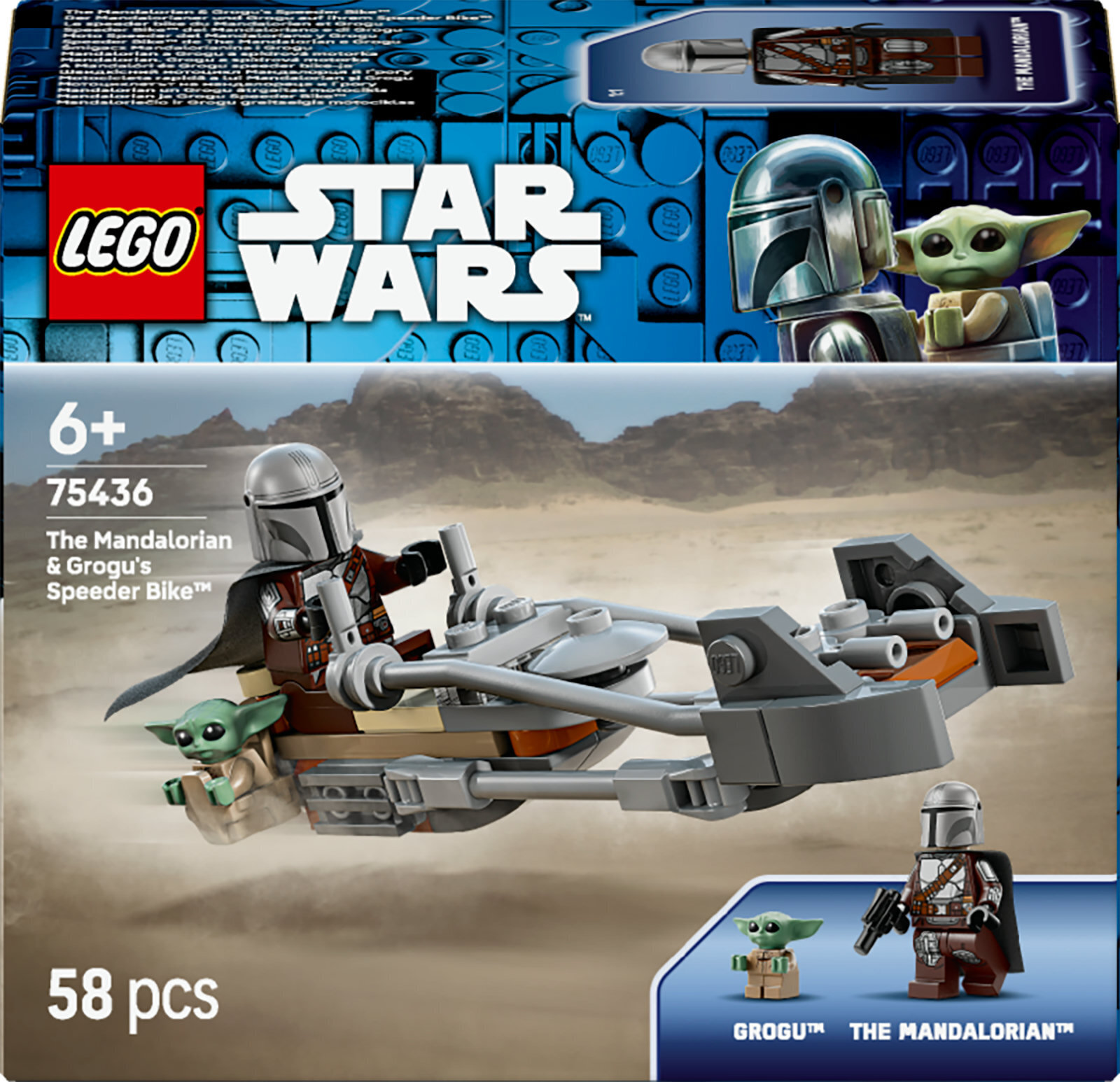 LEGO Star Wars™ 75436 Mandaloriaani ja Grogu kiirratas
