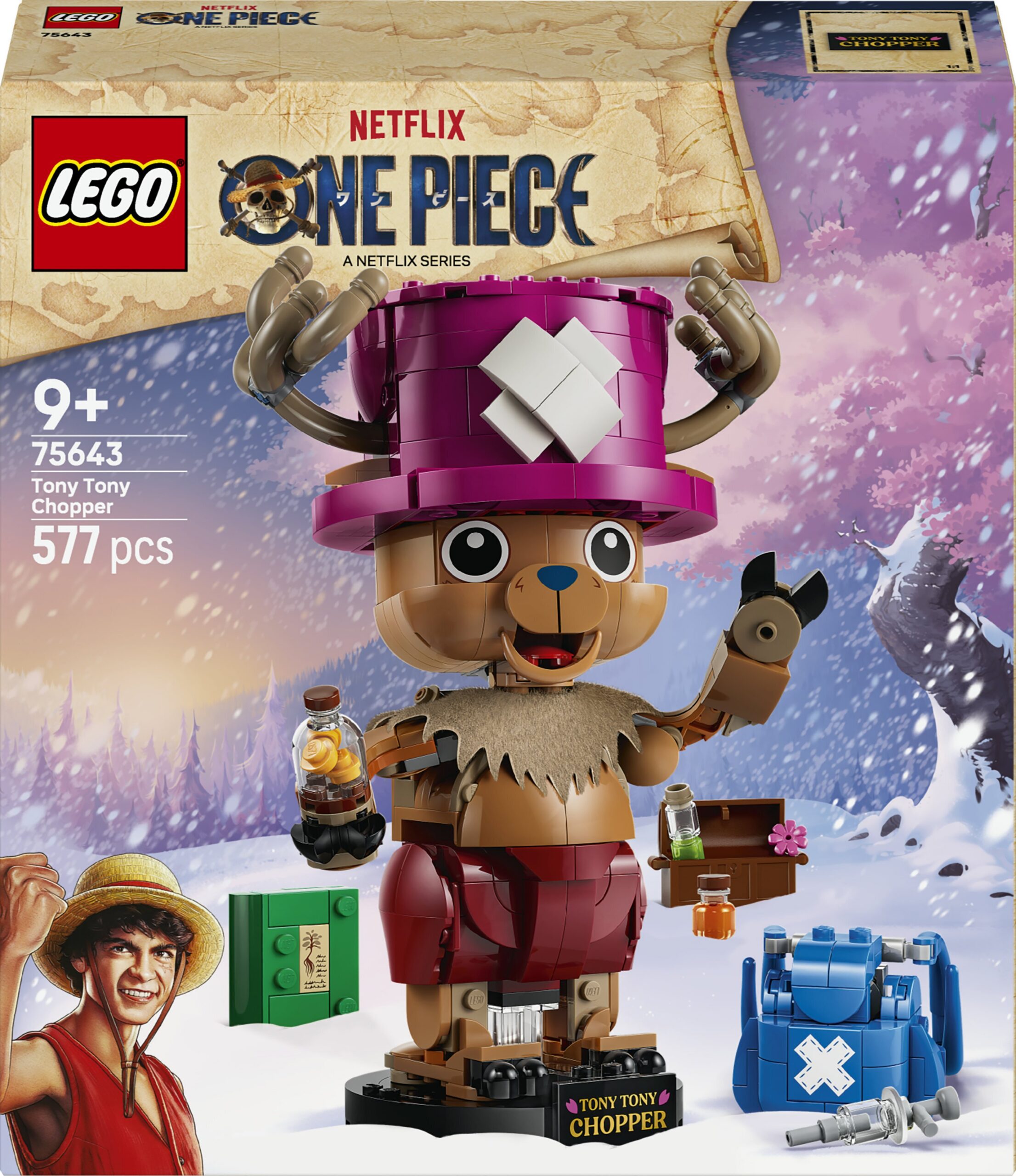 2_1018487-3000x3472-1.jpg LEGO ONE PIECE 75643 Tony Tony Chopper - Pilt 1