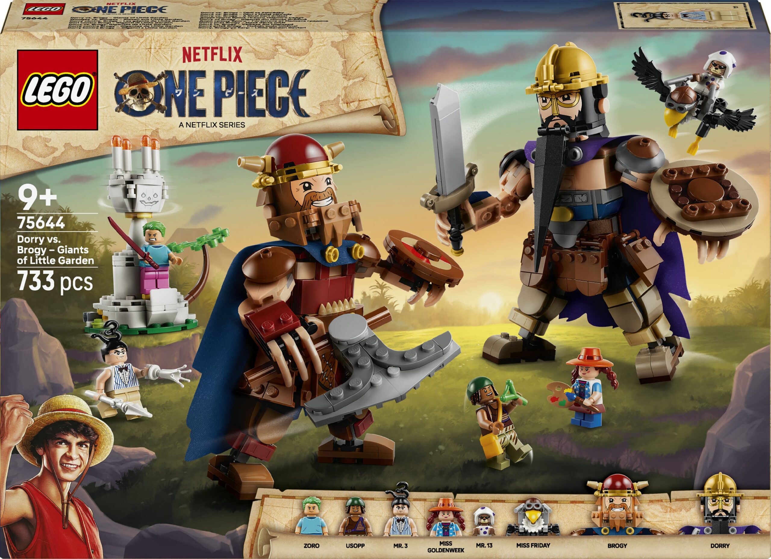 LEGO ONE PIECE 75644 Dorry vs. Brogy - Väikesed aiahiiglased