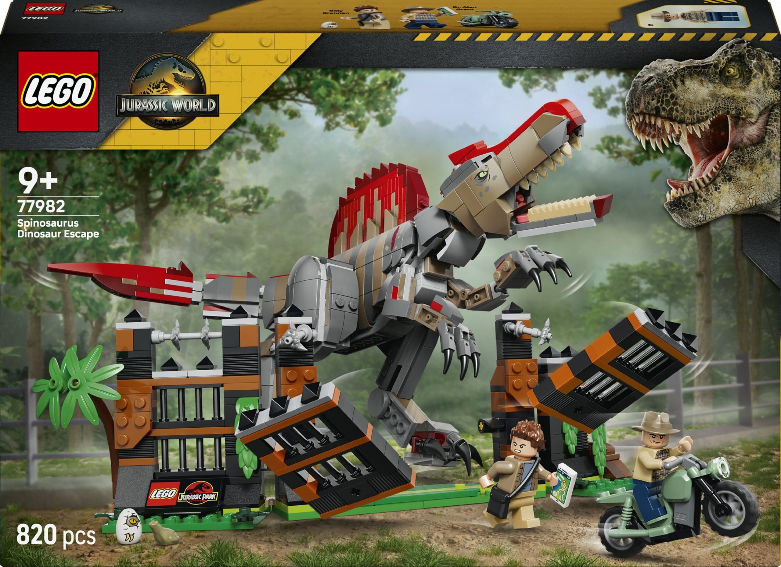 LEGO Jurassic World 77982 Spinosaurus dinosauruse põgenemine