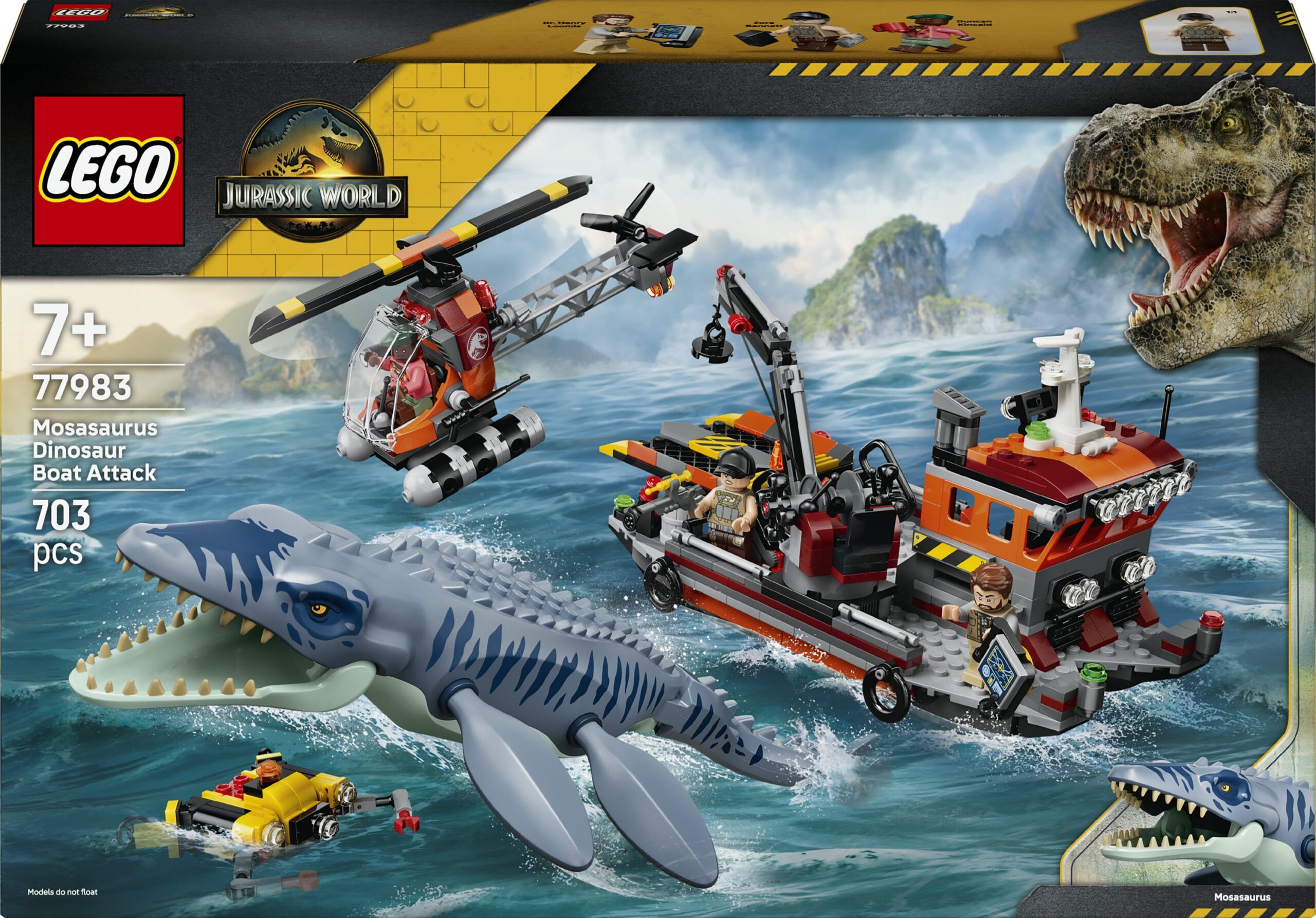 2_1018700-3000x2093-1.jpg LEGO Jurassic World 77983 Mosasaurus ründab paati - Pilt 1