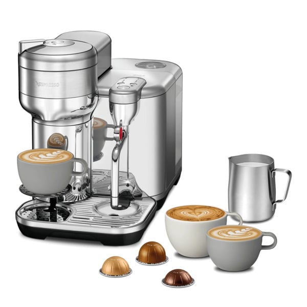 Nespresso Vertuo by Sage kapslimasin, harjatud teras