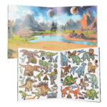 Dino World Stickerworld Galaxy kleepsuraamat - Pilt 2