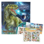 Dino World Stickerworld Galaxy kleepsuraamat