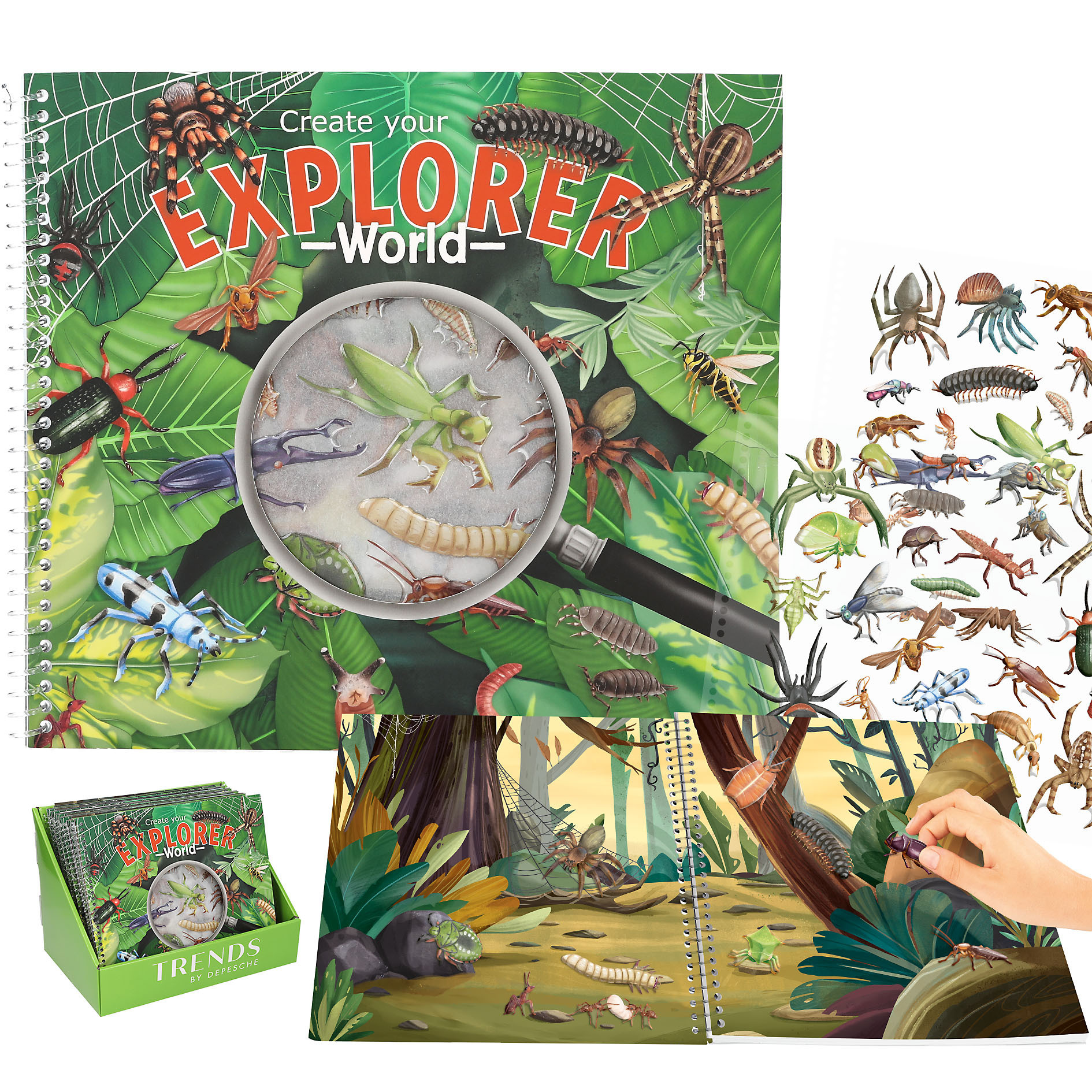 Loo oma Explorer Worldi värviraamat