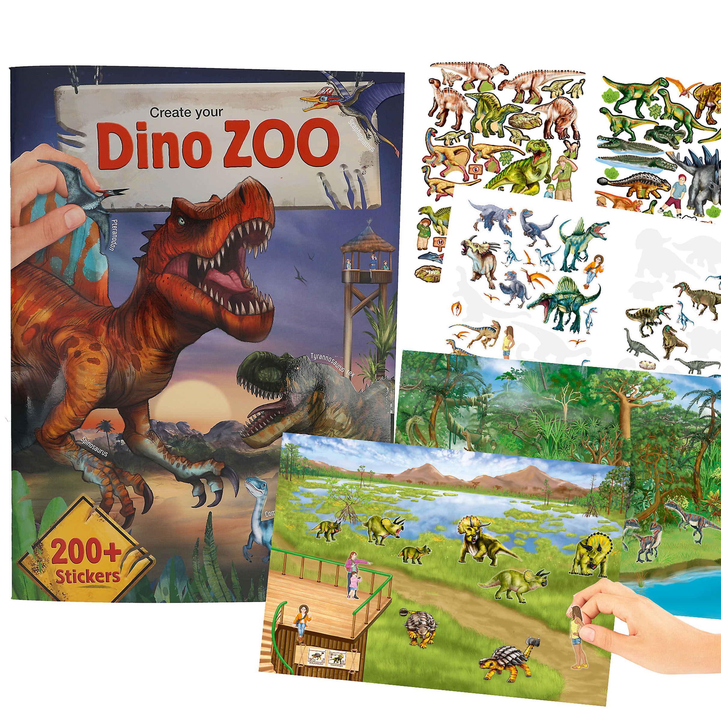 Dino Worldi loomaaia kleepsuraamat