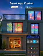 Govee Wi-Fi ja Bluetooth kardin LED-valguskardin, 2000 mm - Pilt 4