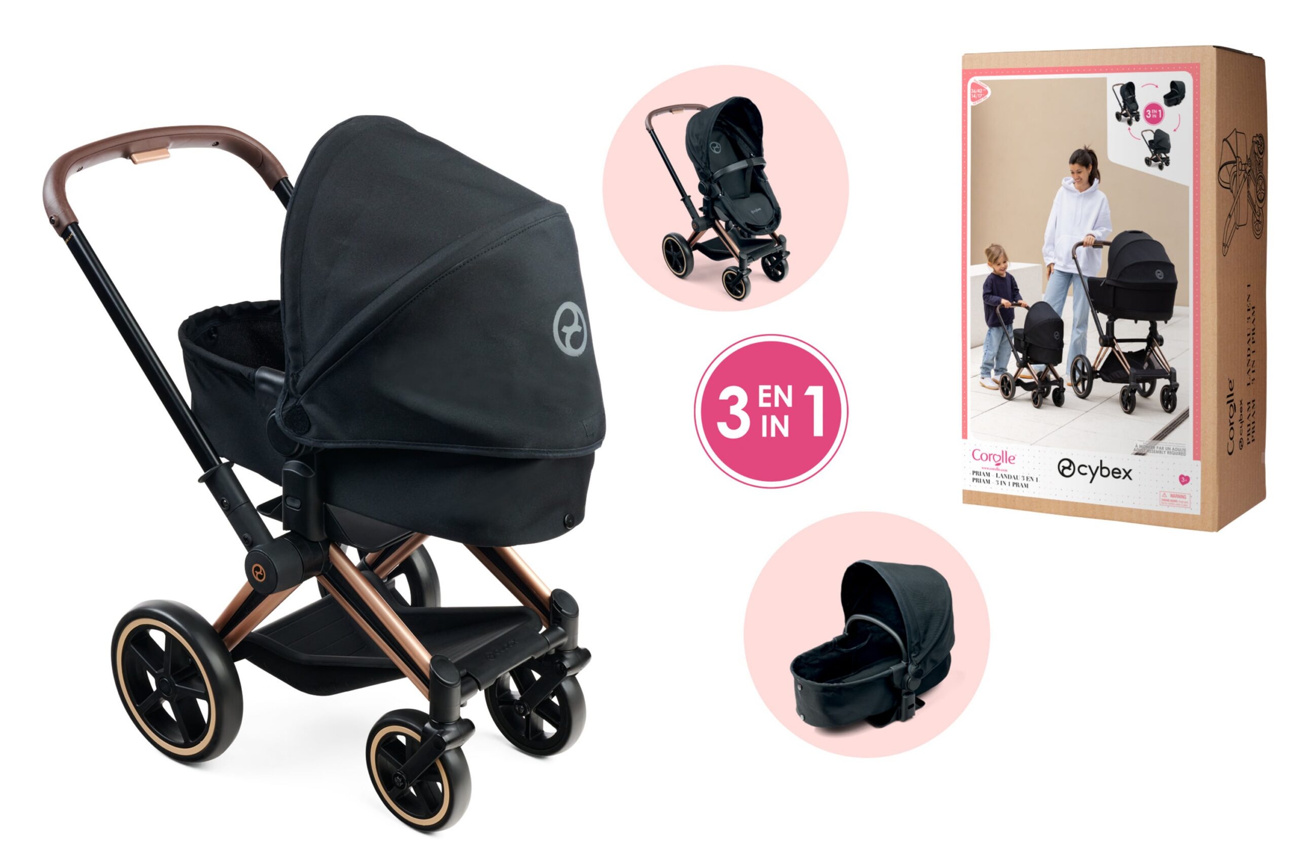 Corolle Nuken Cybex 3-in-1 lapsevanker