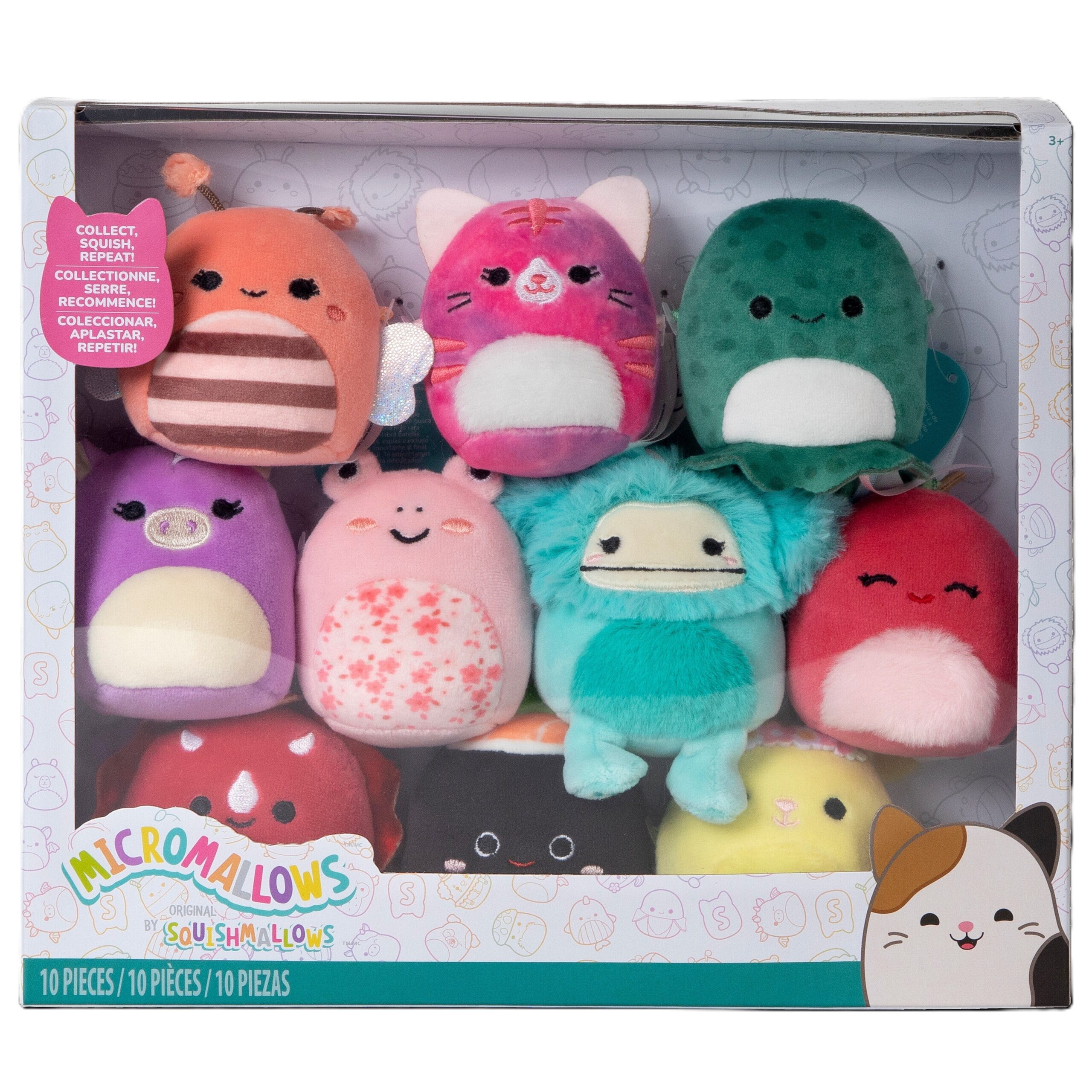 Squishmallows Micromallows tegelaskujude pakk, 10 tk