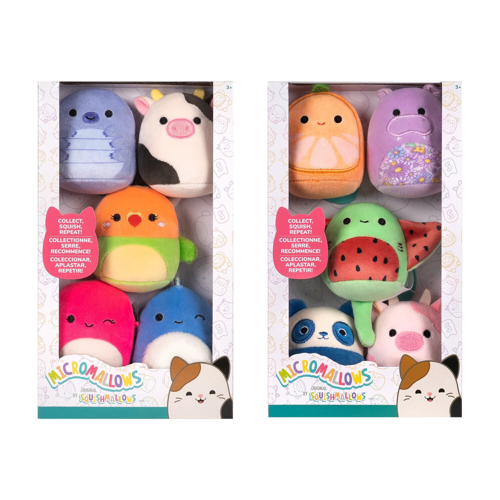 Squishmallows Micromallows tegelaskujude pakk, 5 tk