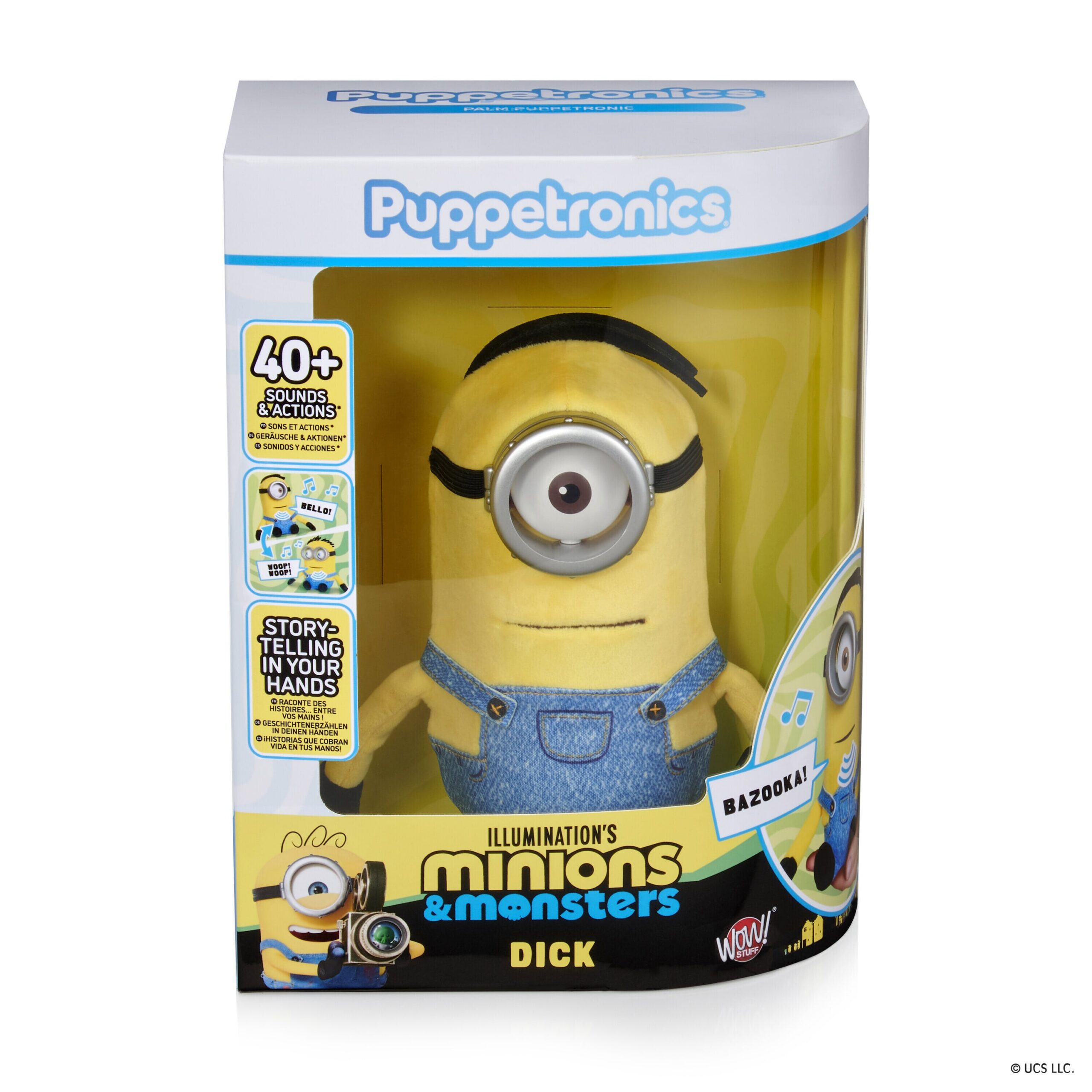 Minions Dick Puppetronic interaktiivne plush, 25 cm