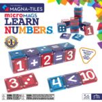 MAGNA-TILES microMAGS numbrite õppimise magnetiline ehituskomplekt, 56 osa - Pilt 2