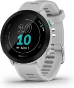 Garmin Forerunner 55 GPS jooksukell, 42 mm, valge