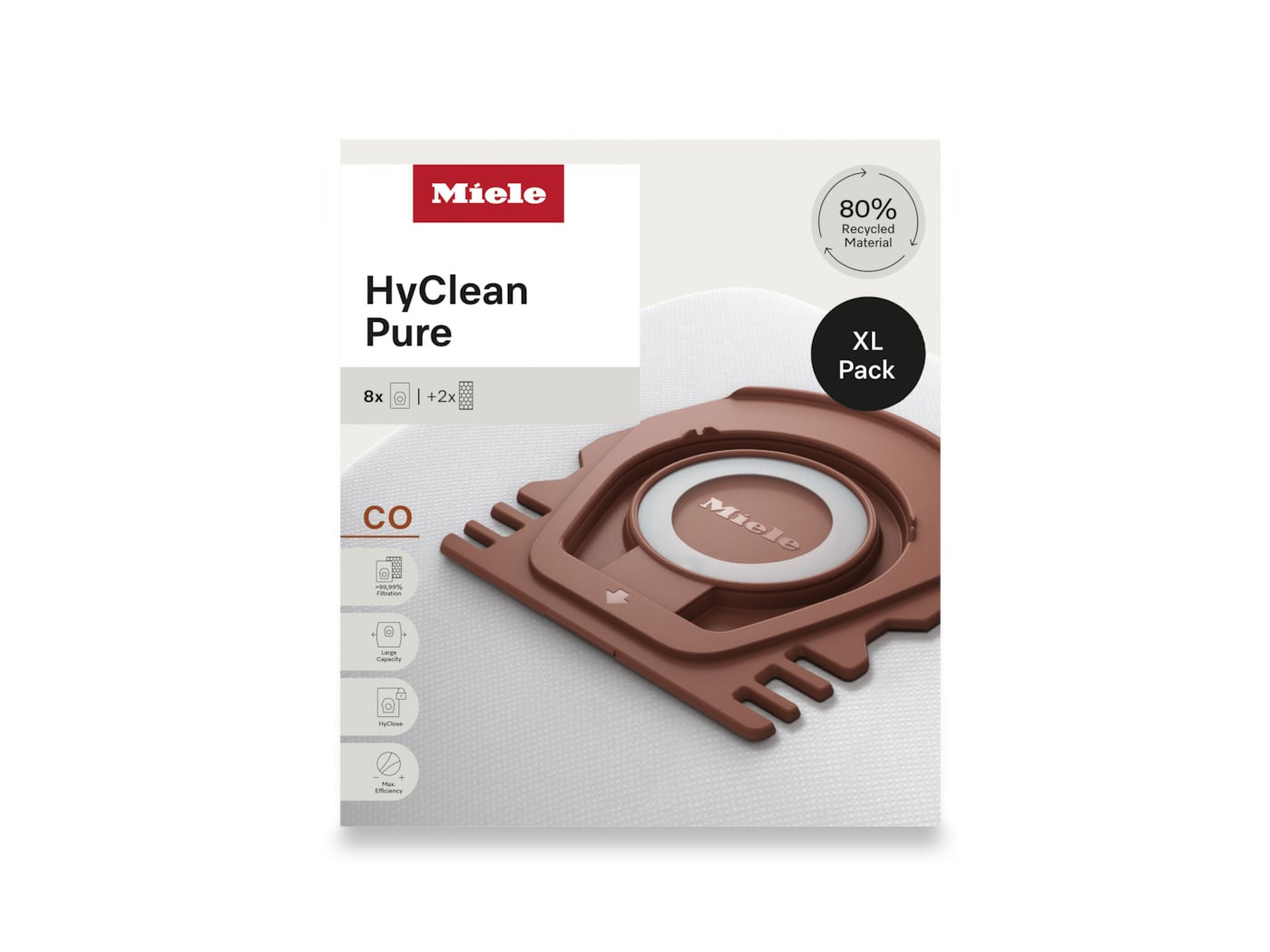 2_1050916-1400x1050-1.jpg Miele HyClen Pure CO XL-pakk tolmukottidega, 8 tk - Pilt 1