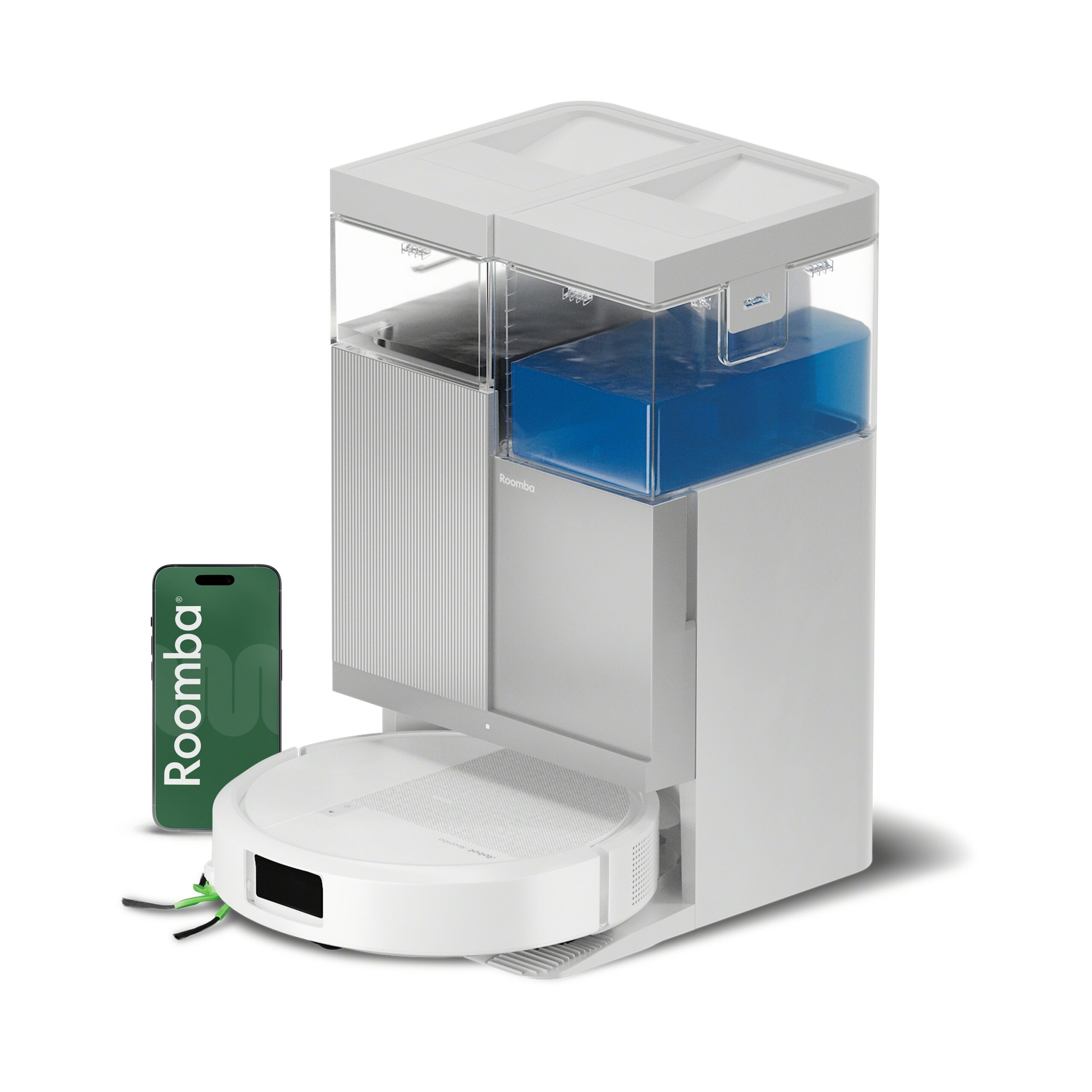 Roomba Plus 415 Combo robottolmuimeja + AutoWash dokk, valge