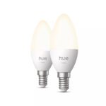 Philips Hue LED-küünlapirn, B39, E14, soe valge, 2 tk - Pilt 2