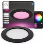 Philips Hue Slim süvistatav lamp, L, must
