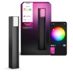 Philips Hue Turaco õue postvalgusti, antratsiit, 1xA60 WCA
