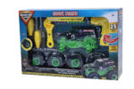 Monster Jam Mechanix 1:18 Grave Digger kokkupanekuauto - Pilt 3