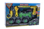 Monster Jam Mechanix 1:18 Grave Digger kokkupanekuauto - Pilt 4