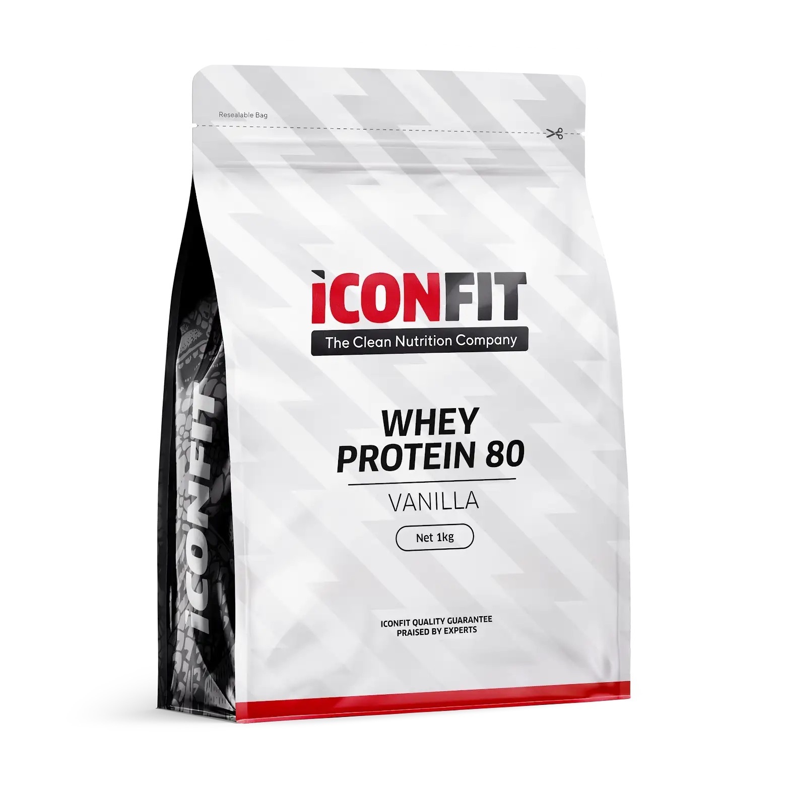 ICONFIT Whey Protein 80 valgupulber, vanill, 1 kg