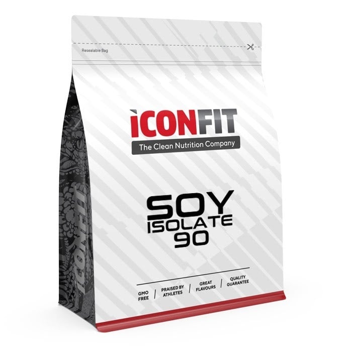 ICONFIT Soy Isolate 90 sojavalgu isolaat, maitsestamata, 800 g