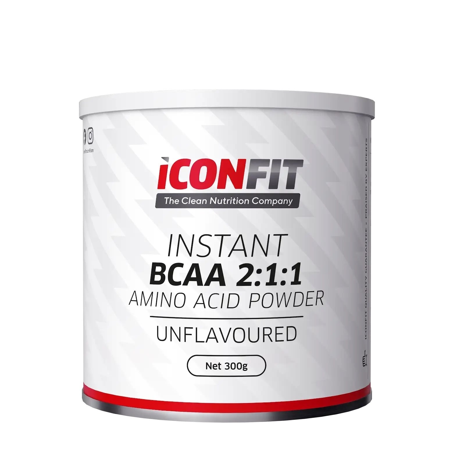 2_1062265-1558x1558-1.jpg ICONFIT BCAA 2:1:1 aminohappe pulber, maitsetu, 300 g - Pilt 1