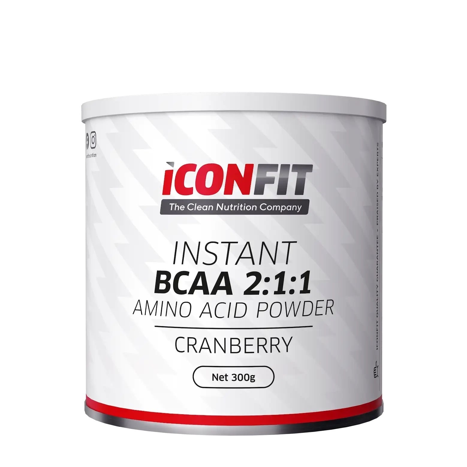 ICONFIT BCAA 2:1:1 aminohappe pulber, jõhvikas, 300 g
