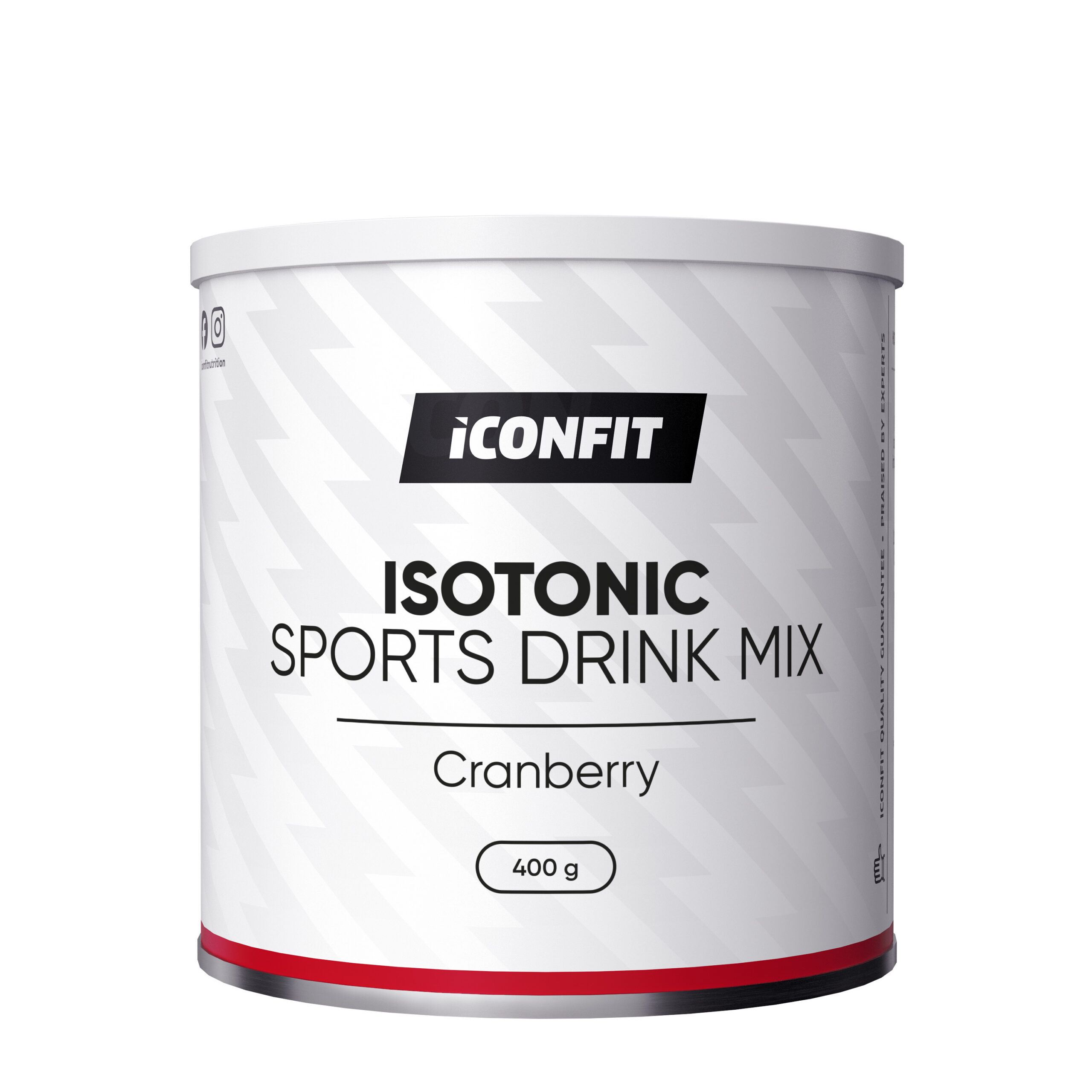 2_1062292-3000x3000-1.jpg ICONFIT isotooniline spordijoogipulber, jõhvikas, 400 g - Pilt 1