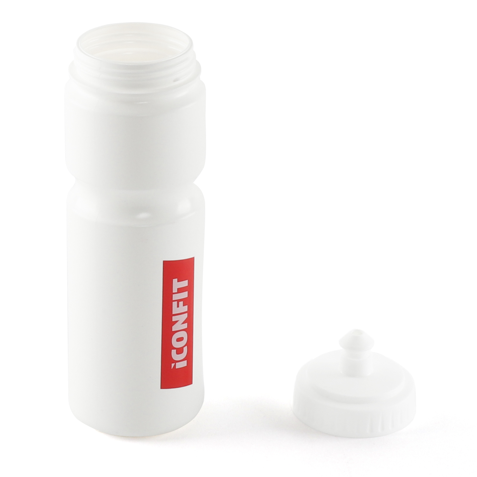 ICONFIT shaker jalgrattapudel, 750 ml, valge