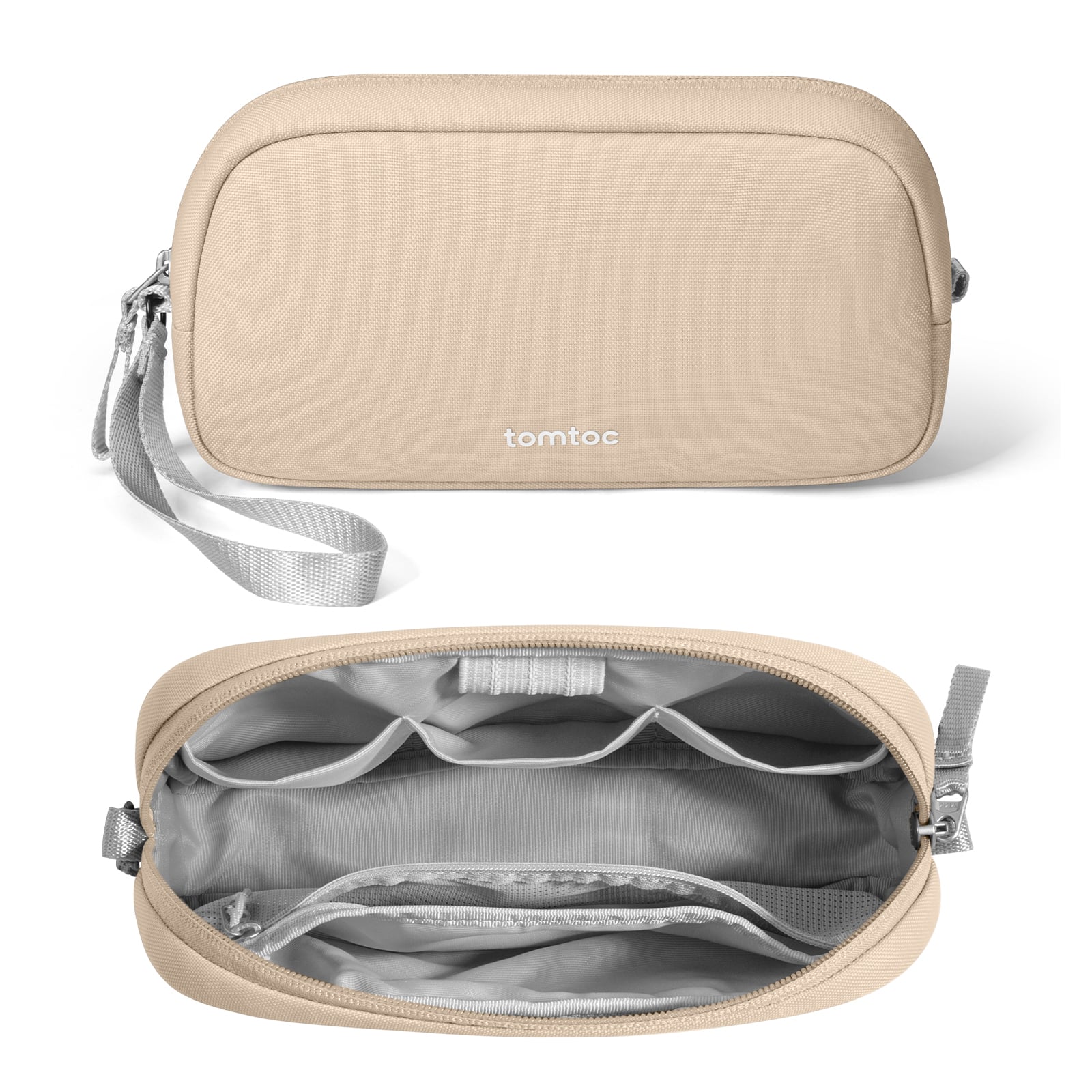 tomtoc Light-T12 Essential Tech Organizer tarvikute kott, beež