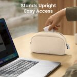 tomtoc Light-T12 Essential Tech Organizer tarvikute kott, beež - Pilt 3