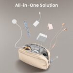 tomtoc Light-T12 Essential Tech Organizer tarvikute kott, beež - Pilt 5