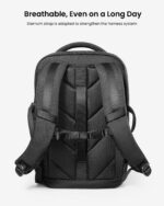 tomtoc TechPack-T73 X-Pac sülearvuti seljakott, 28 L, must - Pilt 5