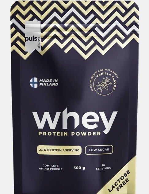 2_1064758-486x633-1.jpg Puls Nutrition Whey valgu pulber, vanilje, 500 g - Pilt 1