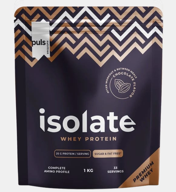 Puls Nutrition Whey Isolate vadakuvalgu pulber, šokolaad, 1 kg