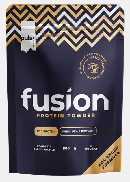 Puls Nutrition Fusion valgupulber, soolakaramell, 500 g