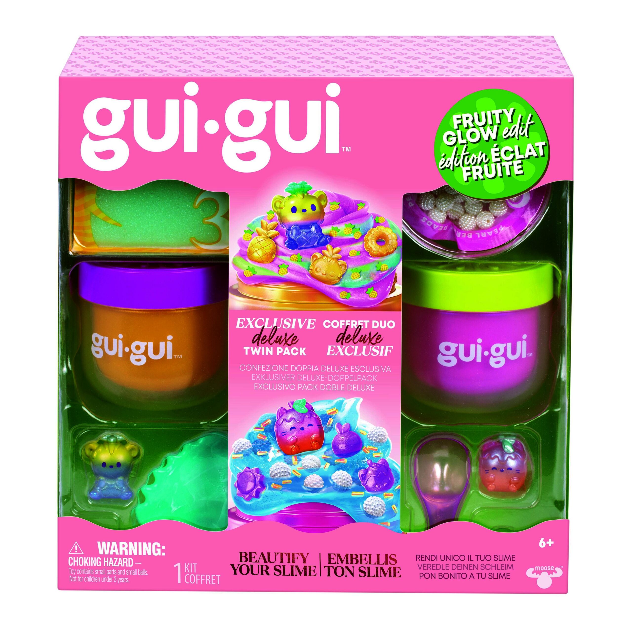 GUI GUI Fruity Glow Deluxe Slime komplekt