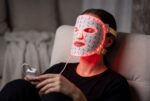 Innolux RED MASK punase tulega mask, valge - Pilt 3
