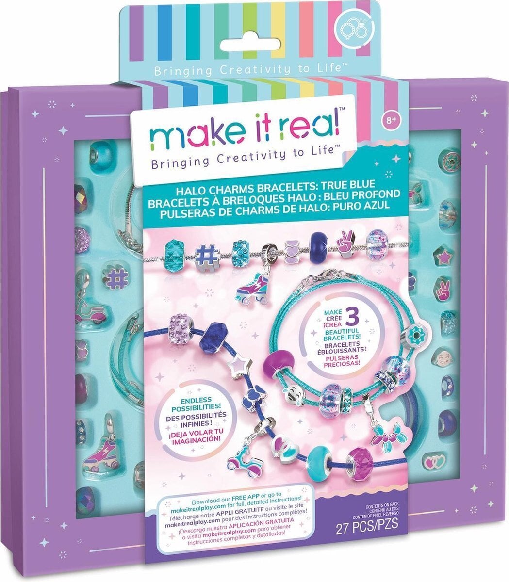 MAKE IT REAL Tõeline sinine käevõrude valmistamise komplekt