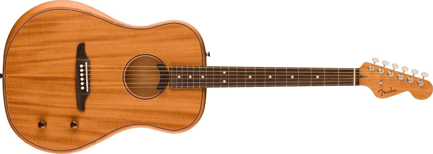 Fender Highway seeria Dreadnought akustiline kitarr, täismahagonist