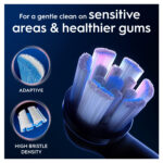 Oral-B iO Gentle Care vahetushari, must, 8 tk - Pilt 3